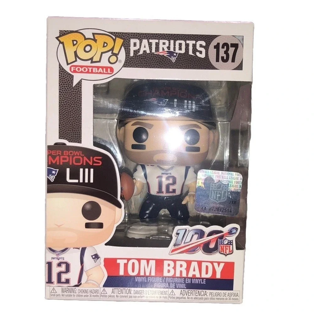 Funko Pop! NFL New England Patriots Super Bowl LIII Tom Brady #137 NEW